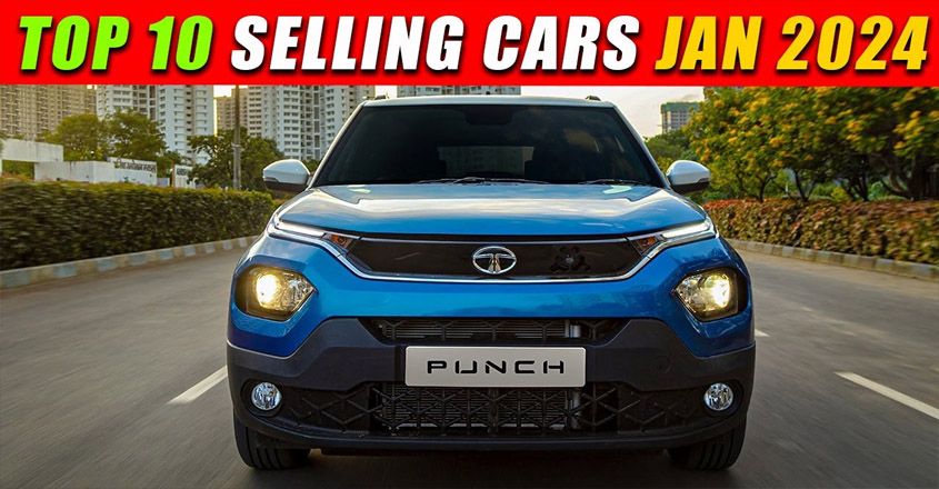 India’s 10 Best Selling Cars Of January 2024