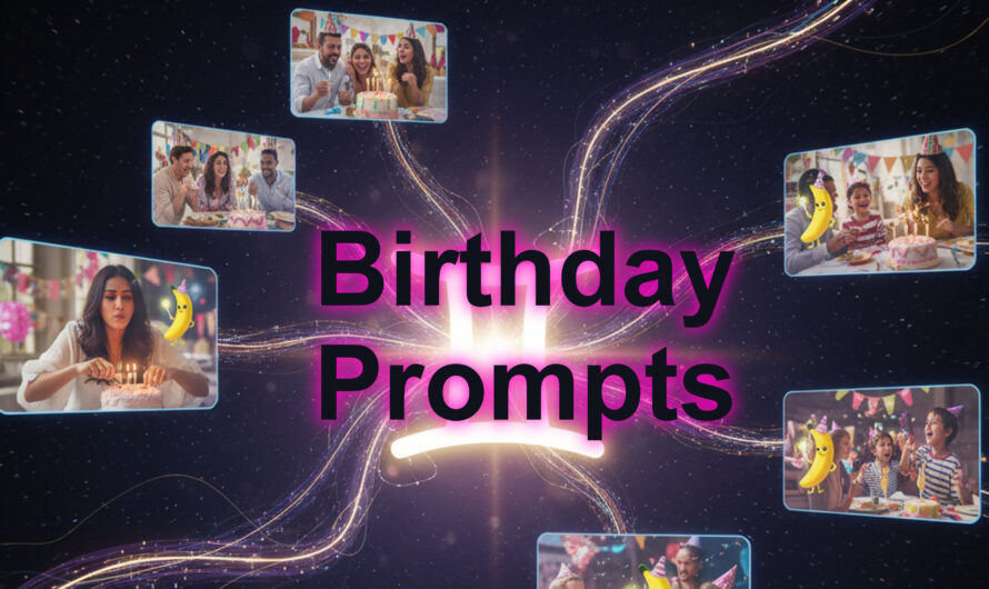 Birthday Gemini Prompts – Create Stunning AI Birthday Photos Using Nano Banana