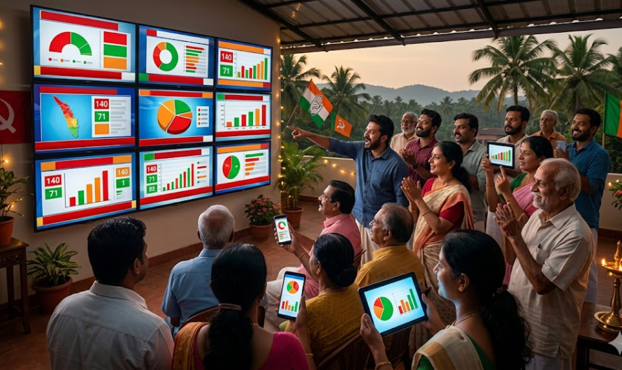 Kerala Election Results 2026 Live: Follow All Major News Channels for Real-Time Updates